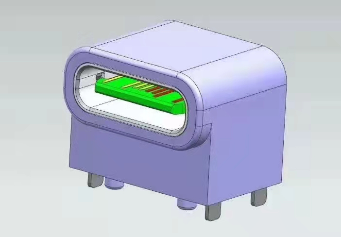 USB高度C型防水IP67接头